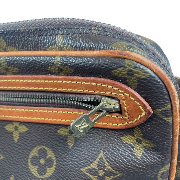 Authentic Louis Vuitton Saint Germain Crossbody Bag Brown Leather Vintage - Picture 9 of 16